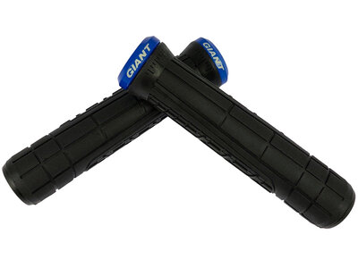 GIANT Poignées Swage single lock-on Noir/Bleu