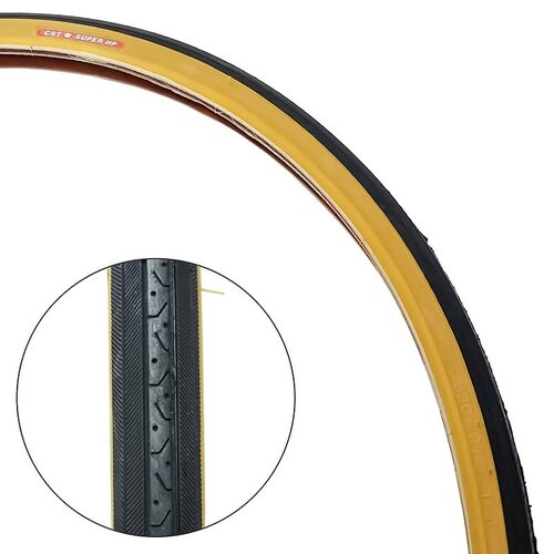 CST CST Pneu 27x1-1/4 Gum 90 PSI C638 CST CST Pneu 27x1-1/4 Gum 90 PSI C638