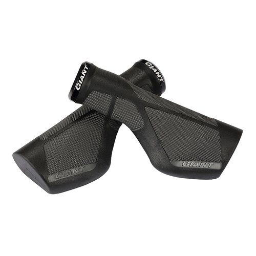 GIANT GIANT Poignées Ergo max lock-on Black/Grey GIANT GIANT Poignées Ergo max lock-on Black/Grey