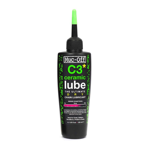 MUC-OFF MUC-OFF Lubrifiant à Chaine C3 Céramic Dry UV 120ml/4oz MUC-OFF MUC-OFF Lubrifiant à Chaine C3 Céramic Dry UV 120ml/4oz