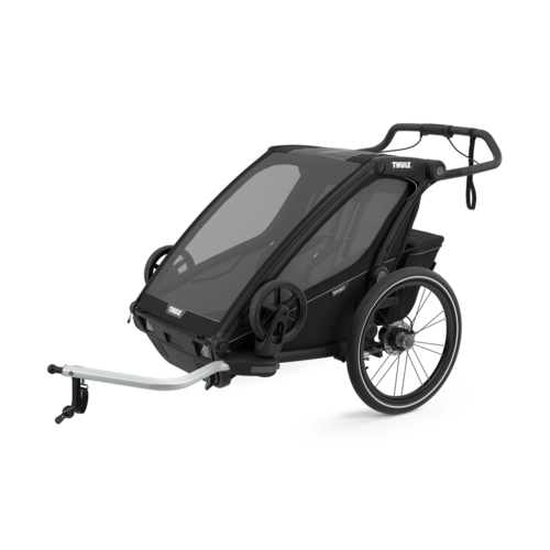THULE THULE Remorque Chariot Sport 2 Double Noir THULE THULE Remorque Chariot Sport 2 Double Noir